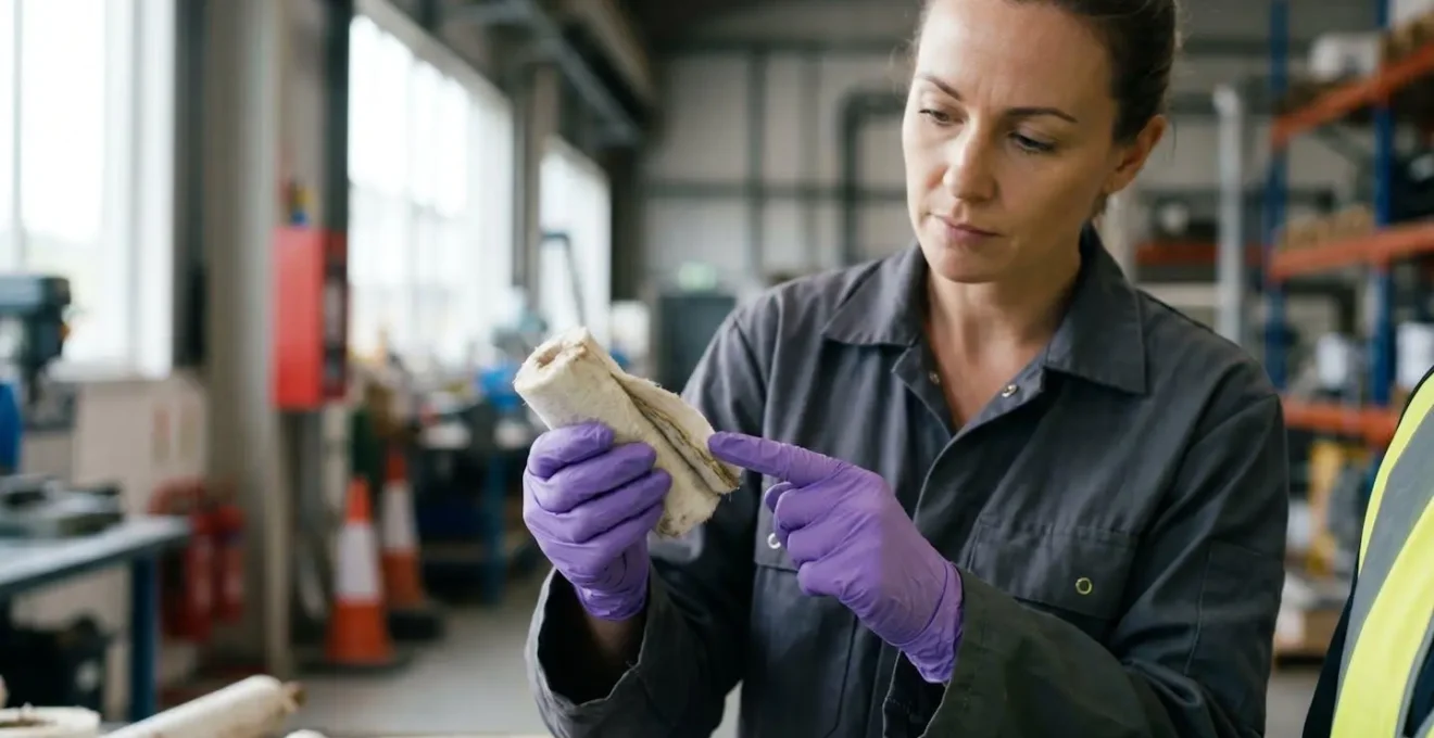 Professional safety assessment and building materials inspection for asbestos management compliance