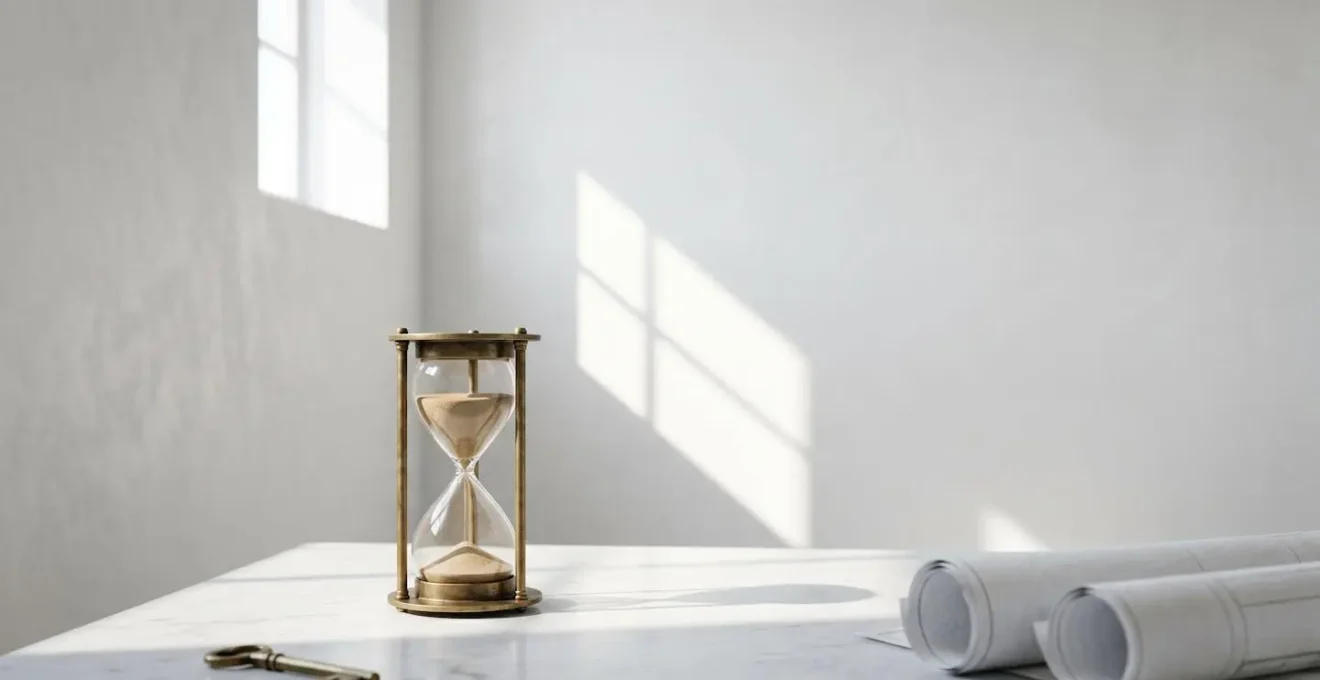 Symbolic representation of exclusivity period in commercial property negotiations with temporal elements