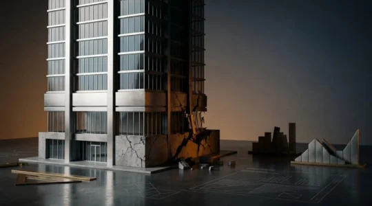 Deceptive high-return investment concept in commercial property finance