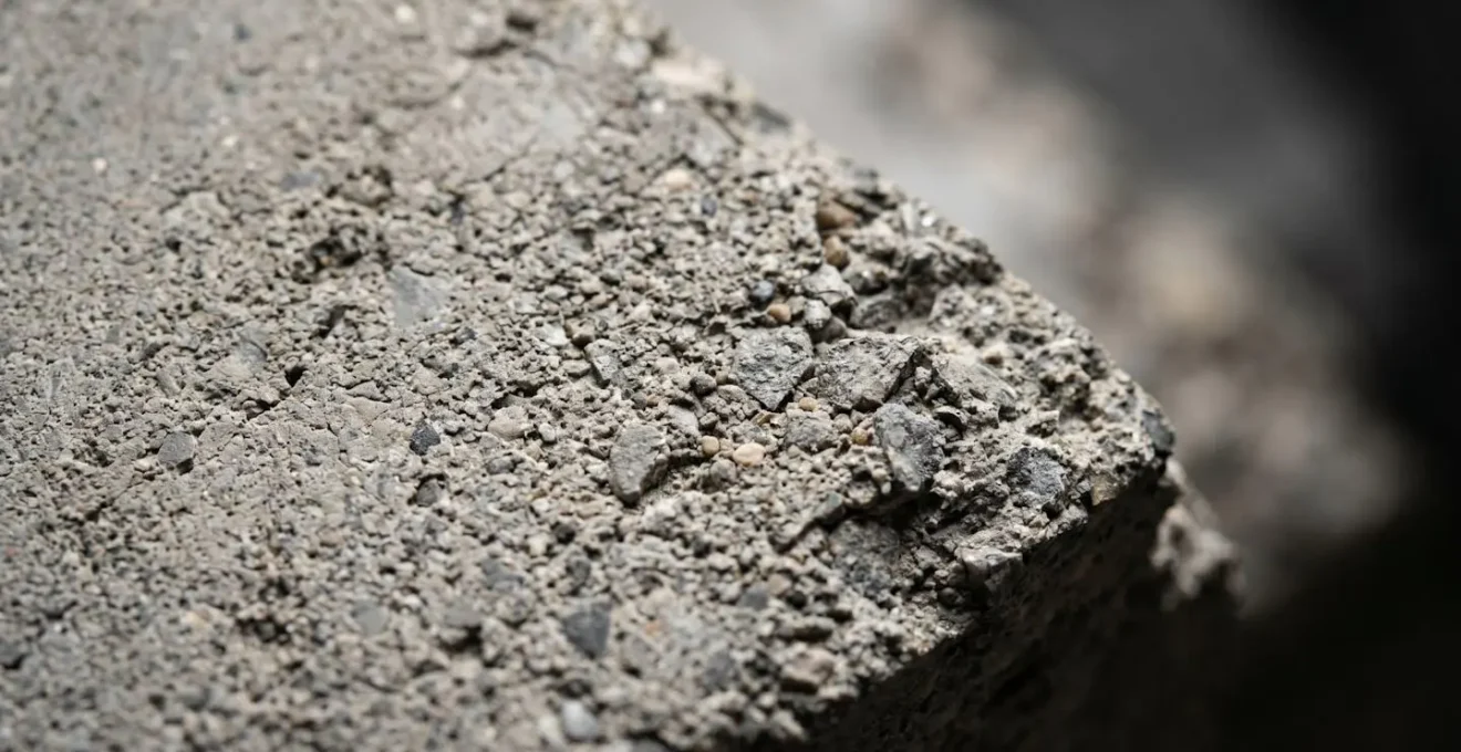 Macro view of high-grade industrial concrete floor surface showing precision finish and texture