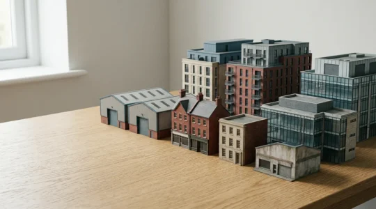 Strategic UK commercial property portfolio diversification across multiple sectors