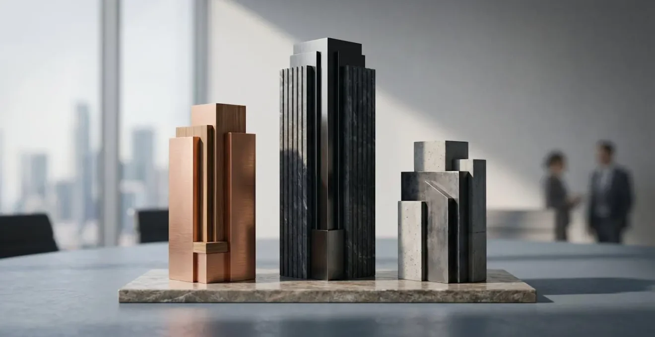 Symbolic representation of investment timeframes with balanced composition and dramatic lighting