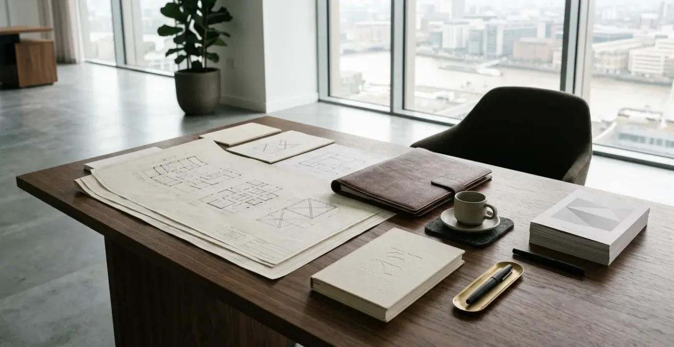 Professional portfolio analysis workspace showing property investment performance metrics and index comparison tools